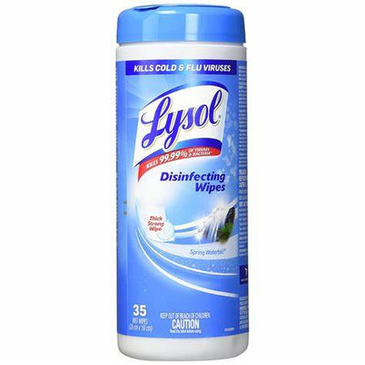 LYSOL WIPES SPRING WATERFALL